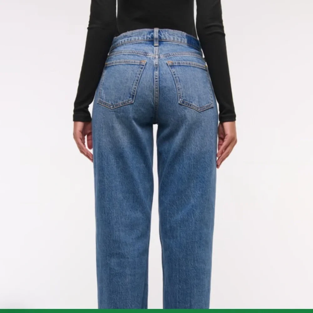 Abercrombie & Fitch High Rise Blue Jeans - Picture 3 of 13